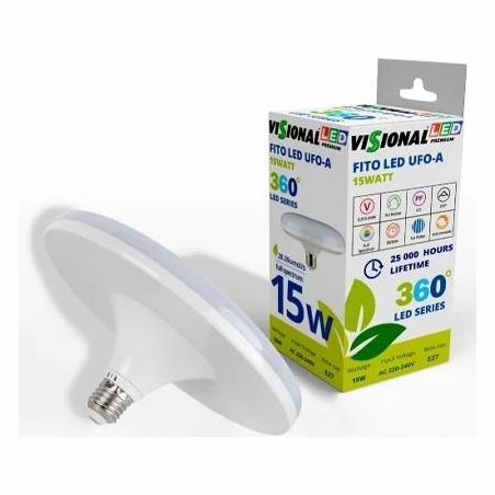Visional Light Bulb|VISIONAL|Power consumption 15 Watts|4000 K|AC 220-240V|Beam angle 270 degrees|TL-A-15W