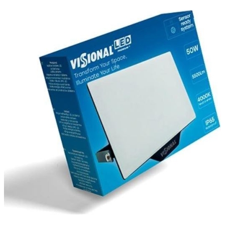 Visional Lamp|VISIONAL|Power consumption 50 Watts|Luminous flux 5500 Lumen|4000 K|AC220-240V|Beam angle 120 degrees|VS122-50W-40
