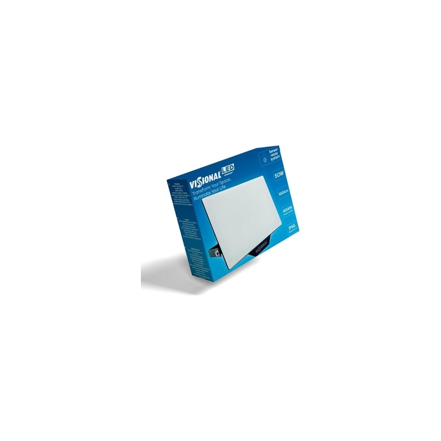 Visional Lamp|VISIONAL|Power consumption 50 Watts|Luminous flux 5500 Lumen|4000 K|AC220-240V|Beam angle 120 degrees|VS122-50W-40
