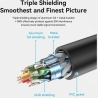 Vention CABLE HDMI MALE/FEMALE 4K/0.5M BLACK AHCBD VENTION