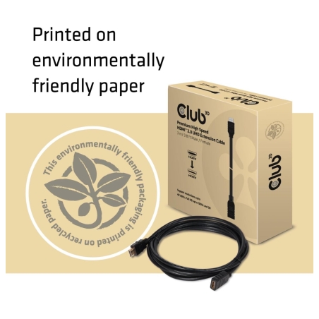 Club3D CABLE HDMI TO HDMI 3M/M/F CAC-1321 CLUB3D