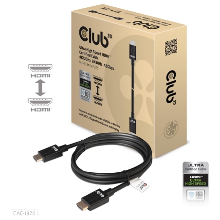 Club3D CABLE HDMI TO HDMI 1.5M/M/M CAC-1370 CLUB3D