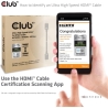 Club3D CABLE HDMI TO HDMI 2M/M/M CAC-1372 CLUB3D