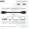 Club3D CABLE HDMI TO HDMI 2M/M/M CAC-1372 CLUB3D