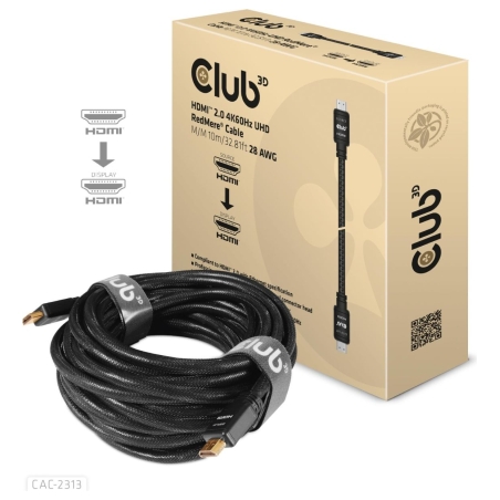 Club3D CABLE HDMI TO HDMI 10M/M/M CAC-2313 CLUB3D