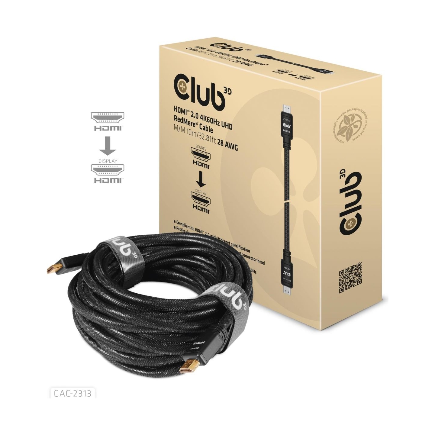 Club3D CABLE HDMI TO HDMI 10M/M/M CAC-2313 CLUB3D