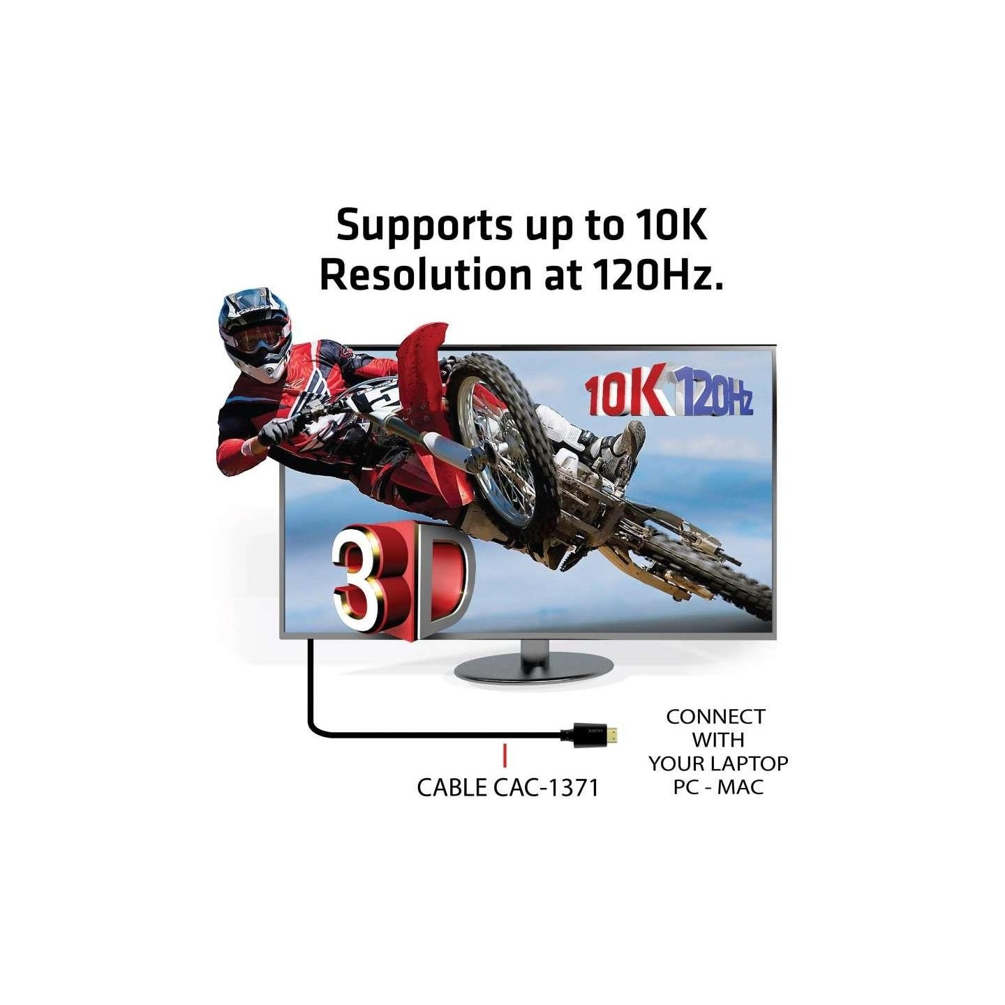 Club3D CABLE HDMI TO HDMI 1M/M/M CAC-1371 CLUB3D