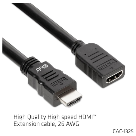 Club3D CABLE HDMI TO HDMI 5M/M/F CAC-1325 CLUB3D