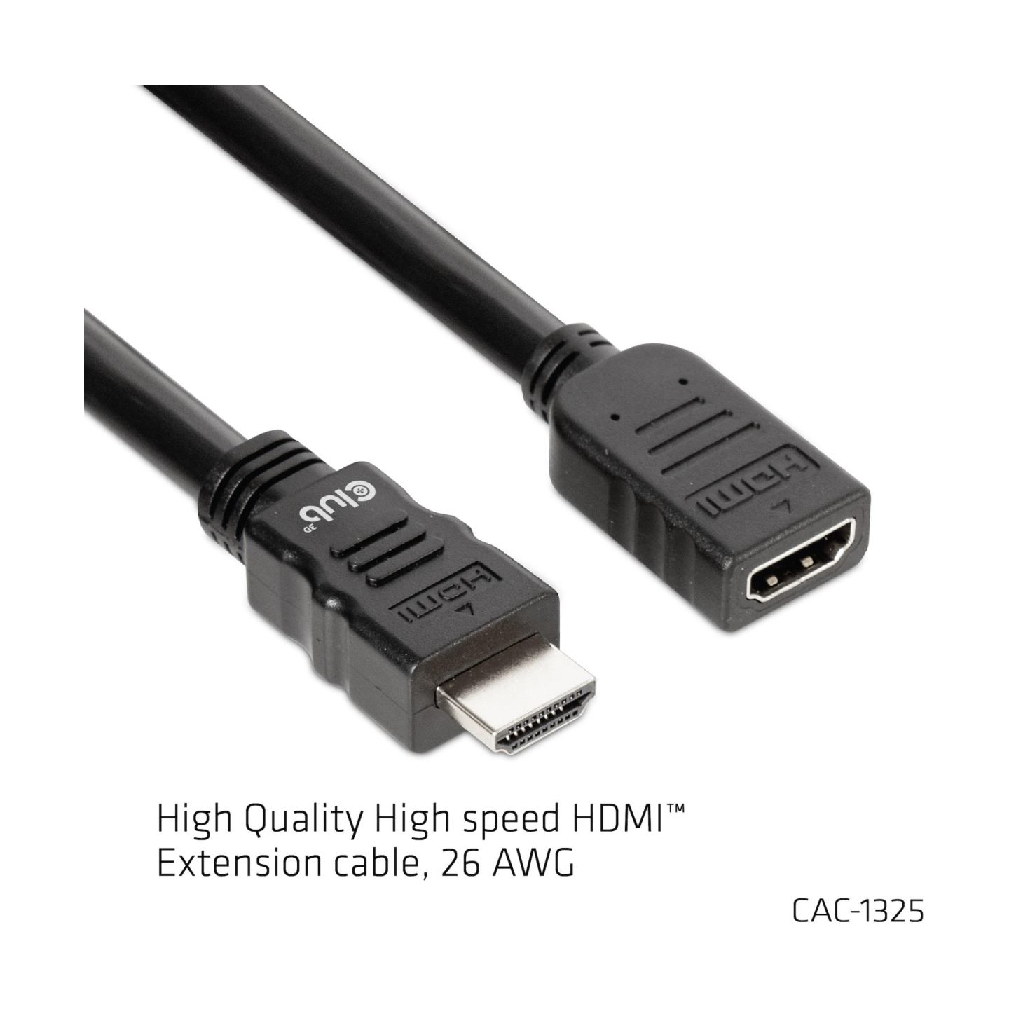 Club3D CABLE HDMI TO HDMI 5M/M/F CAC-1325 CLUB3D