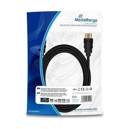 Mediarange CABLE HDMI-HDMI 3M/MRCS155 MEDIARANGE