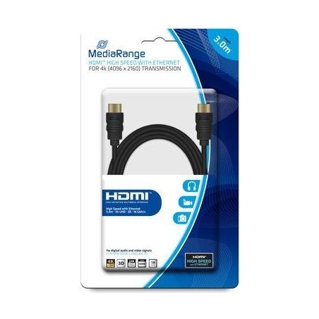 Mediarange CABLE HDMI-HDMI 3M/MRCS157 MEDIARANGE