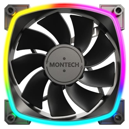 Montech CASE FAN 120MM/RX120 PWM BLACK 3 IN 1 MONTECH