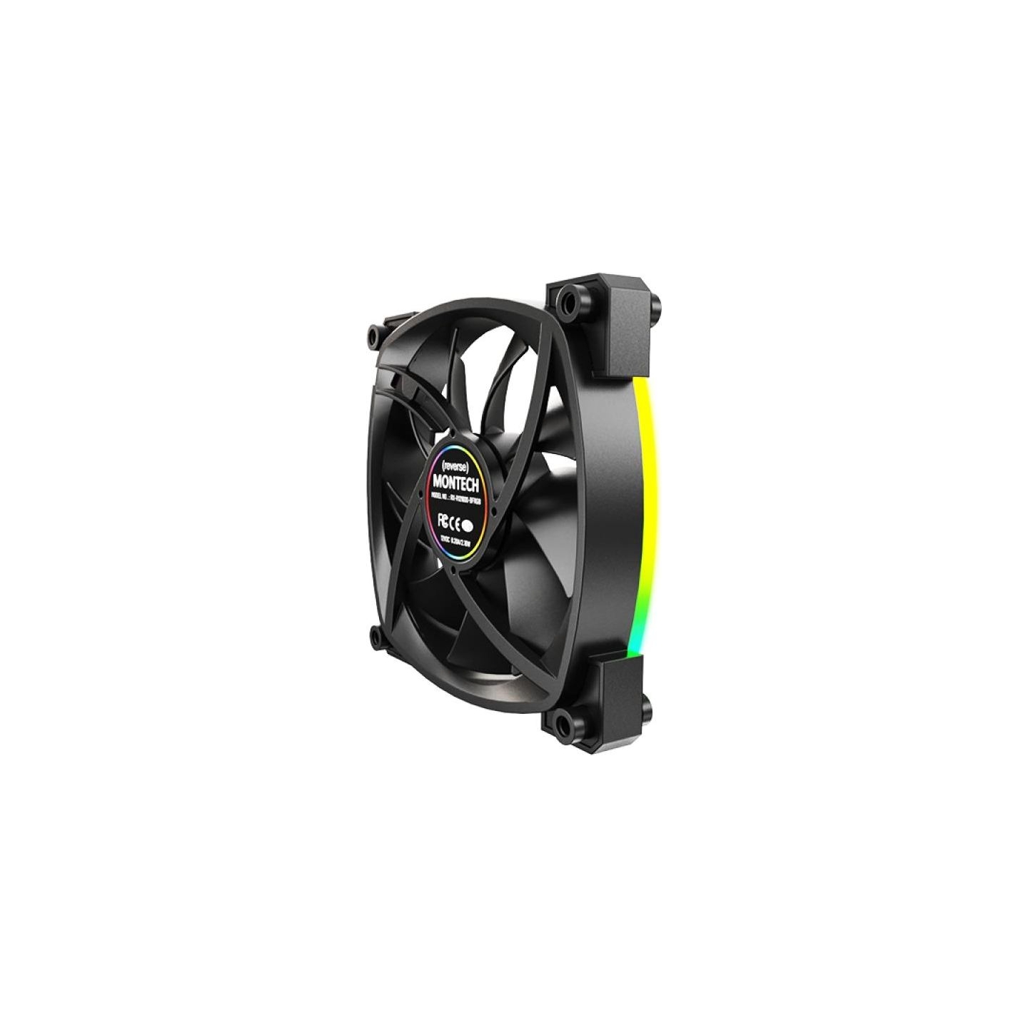 Montech CASE FAN 120MM/RX120 PWM BLACK 3 IN 1 MONTECH