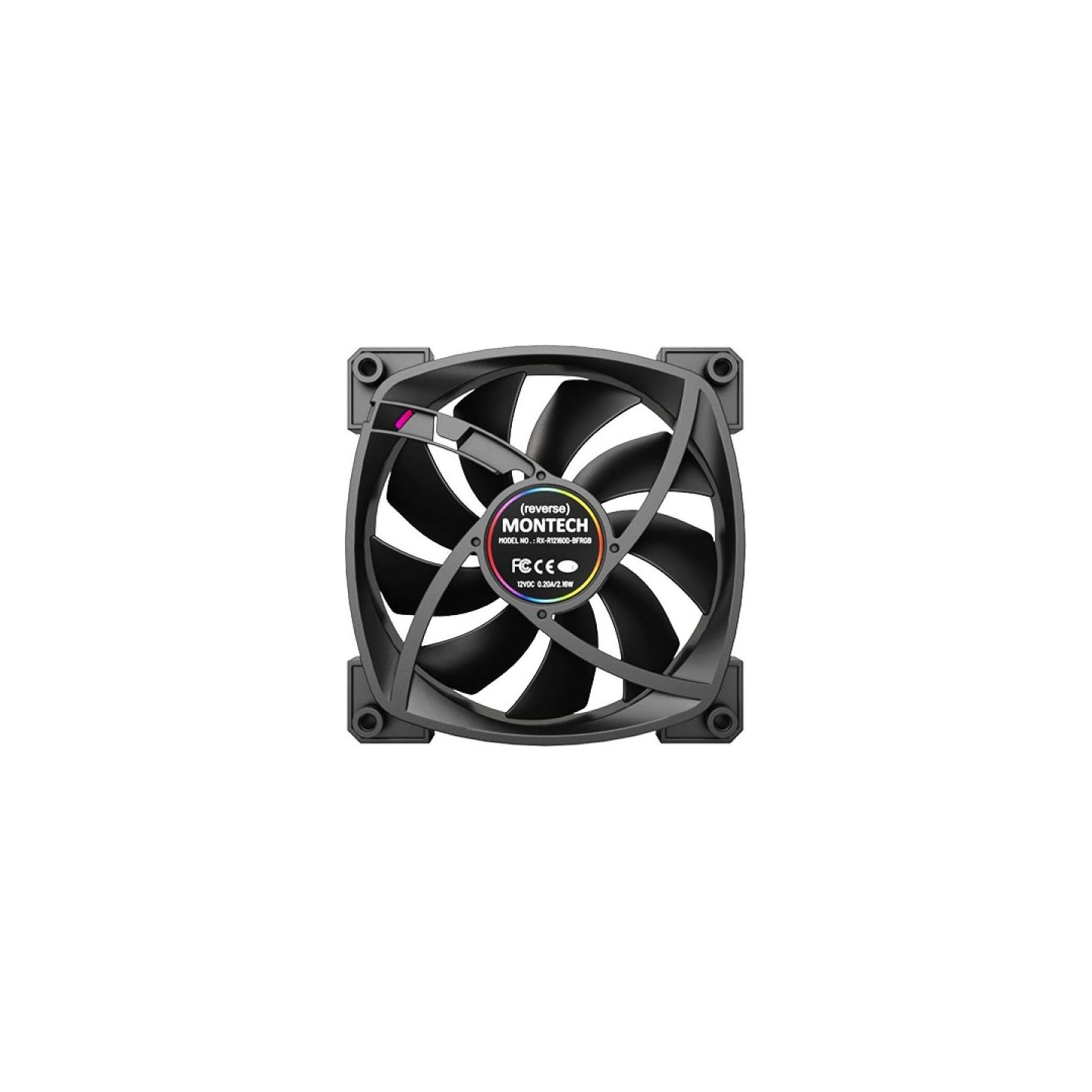 Montech CASE FAN 120MM/RX120 PWM BLACK MONTECH