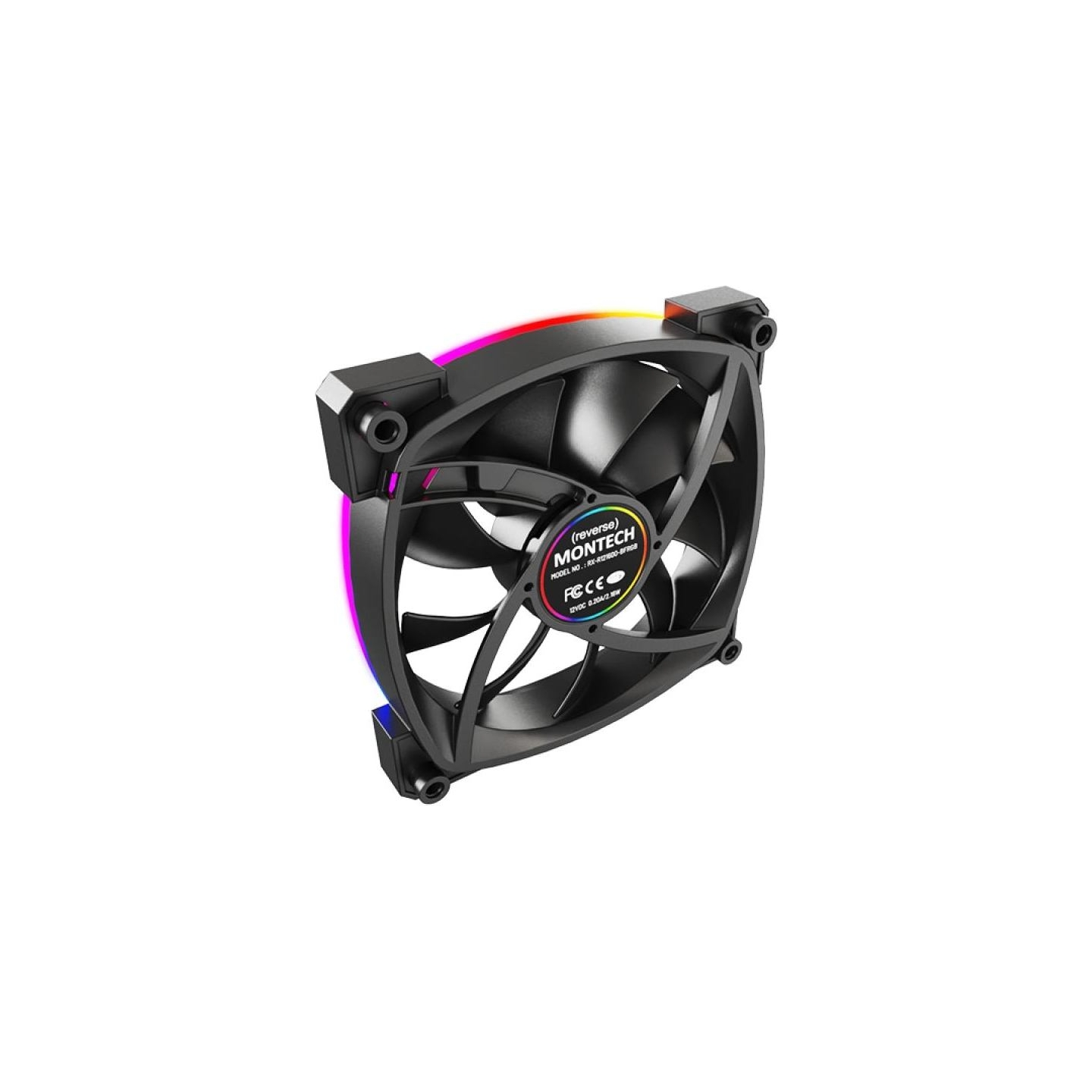 Montech CASE FAN 120MM/RX120 PWM BLACK MONTECH