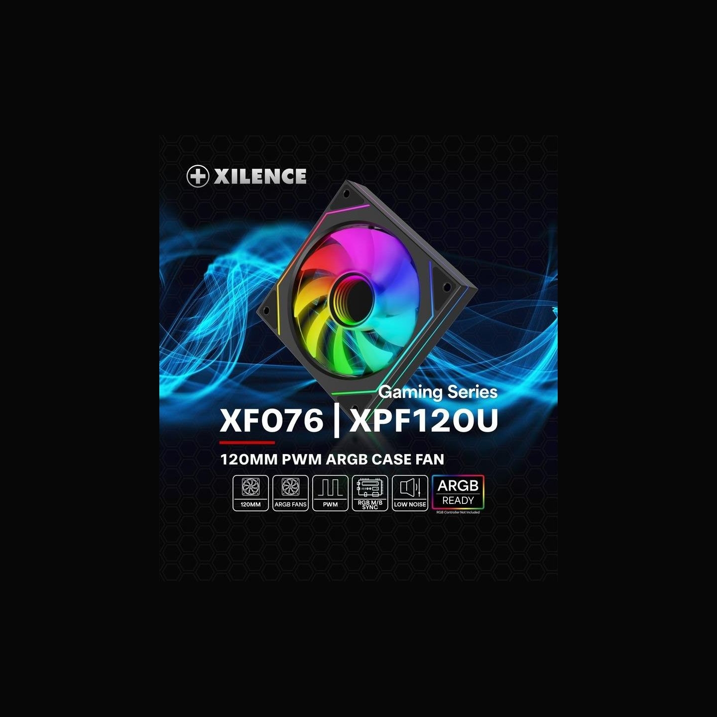 Xilence CASE FAN 120MM XPF120U.ARGB/12V XF076 XILENCE