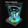 Xilence CASE FAN 120MM XPF120U.ARGB/12V XF076 XILENCE
