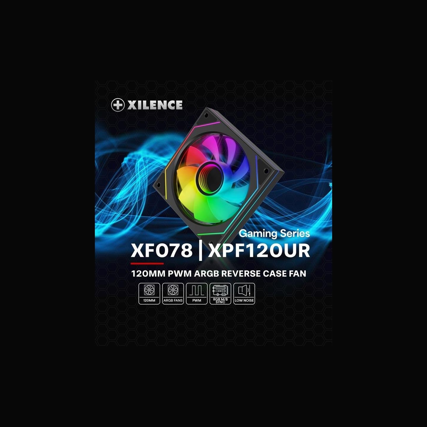 Xilence CASE FAN 120MM XPF120UR.ARGB/12V XF078 XILENCE