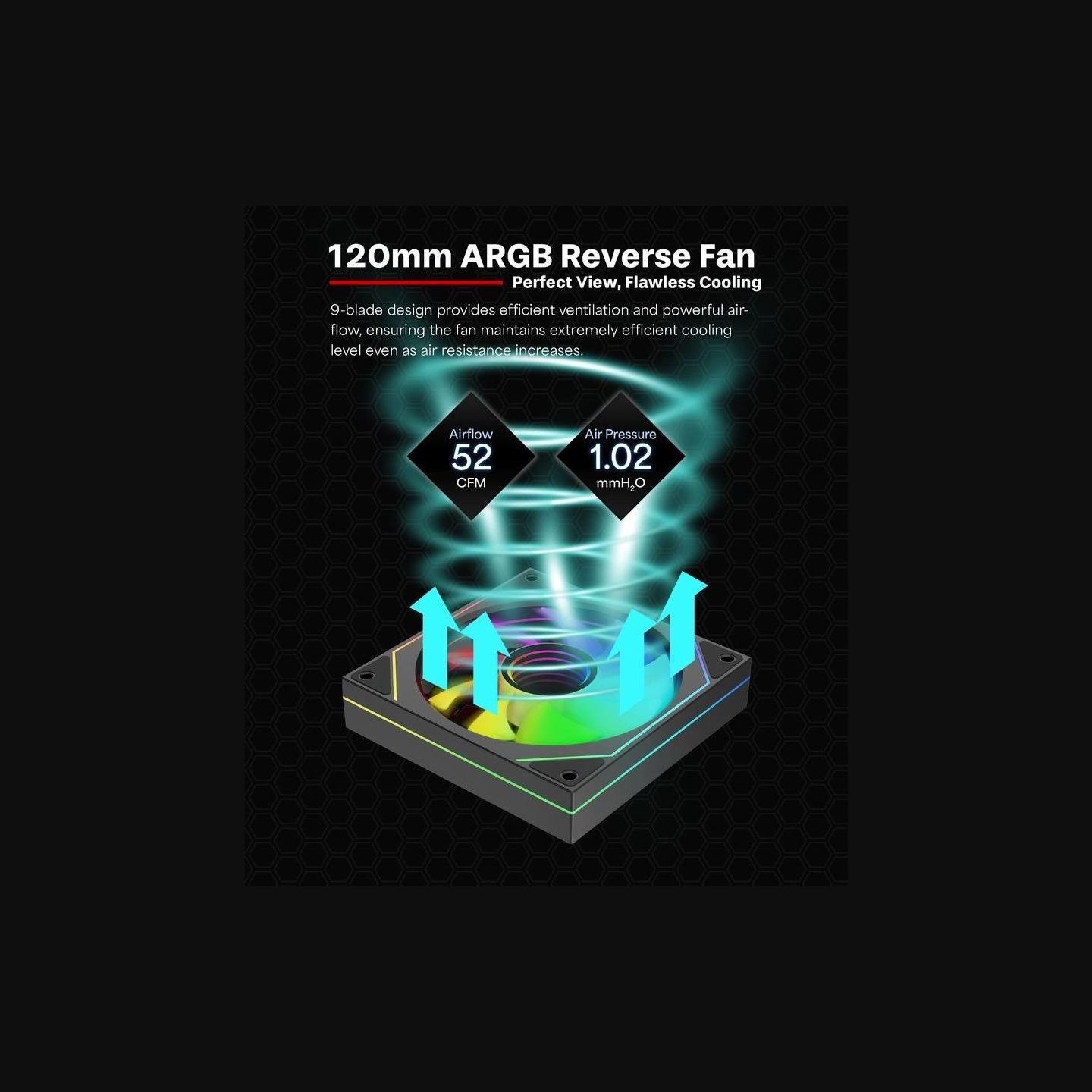 Xilence CASE FAN 120MM XPF120UR.ARGB/12V XF078 XILENCE