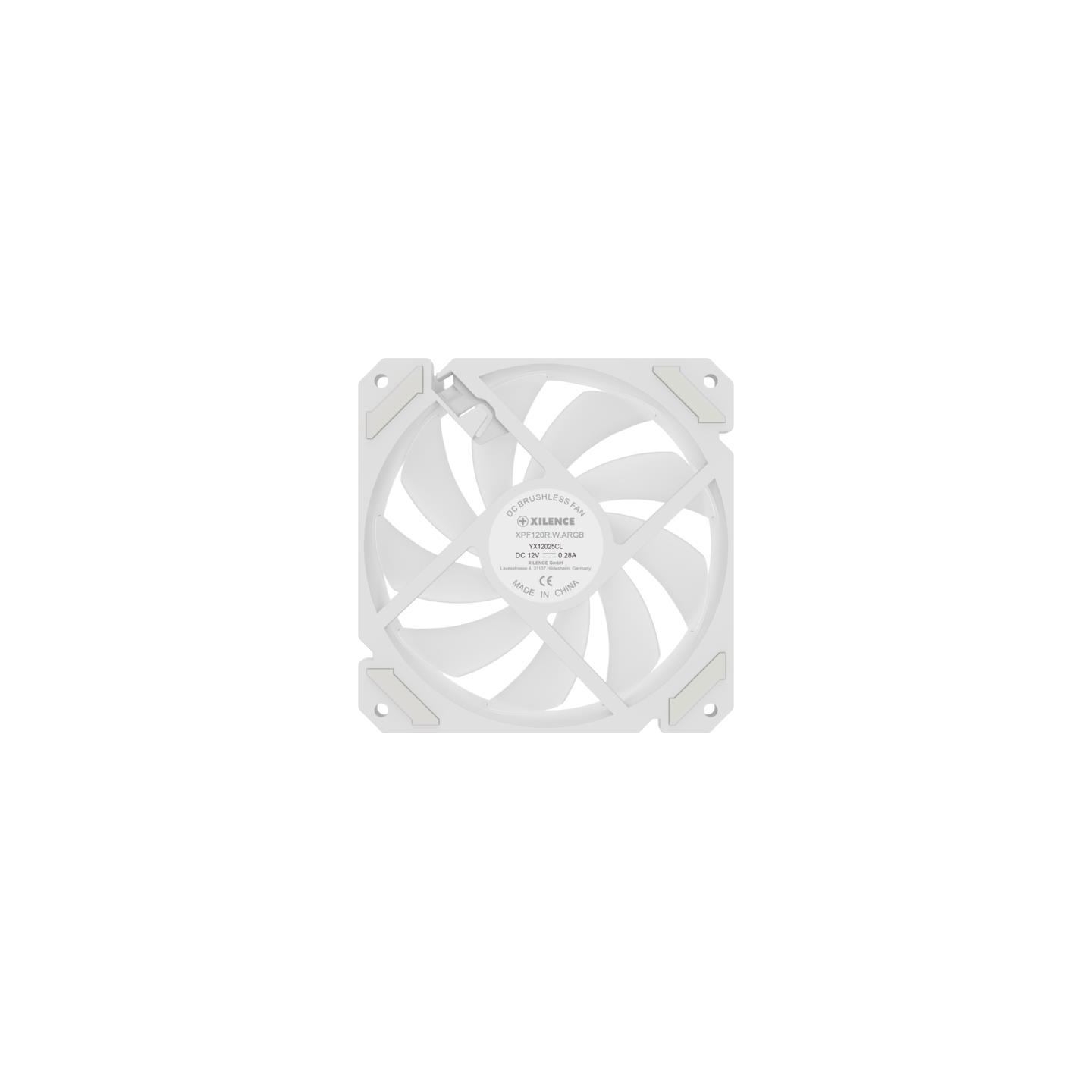 Xilence CASE FAN 120MM PWM ARGB REVERS/4PIN WHITE XF066 XILENCE