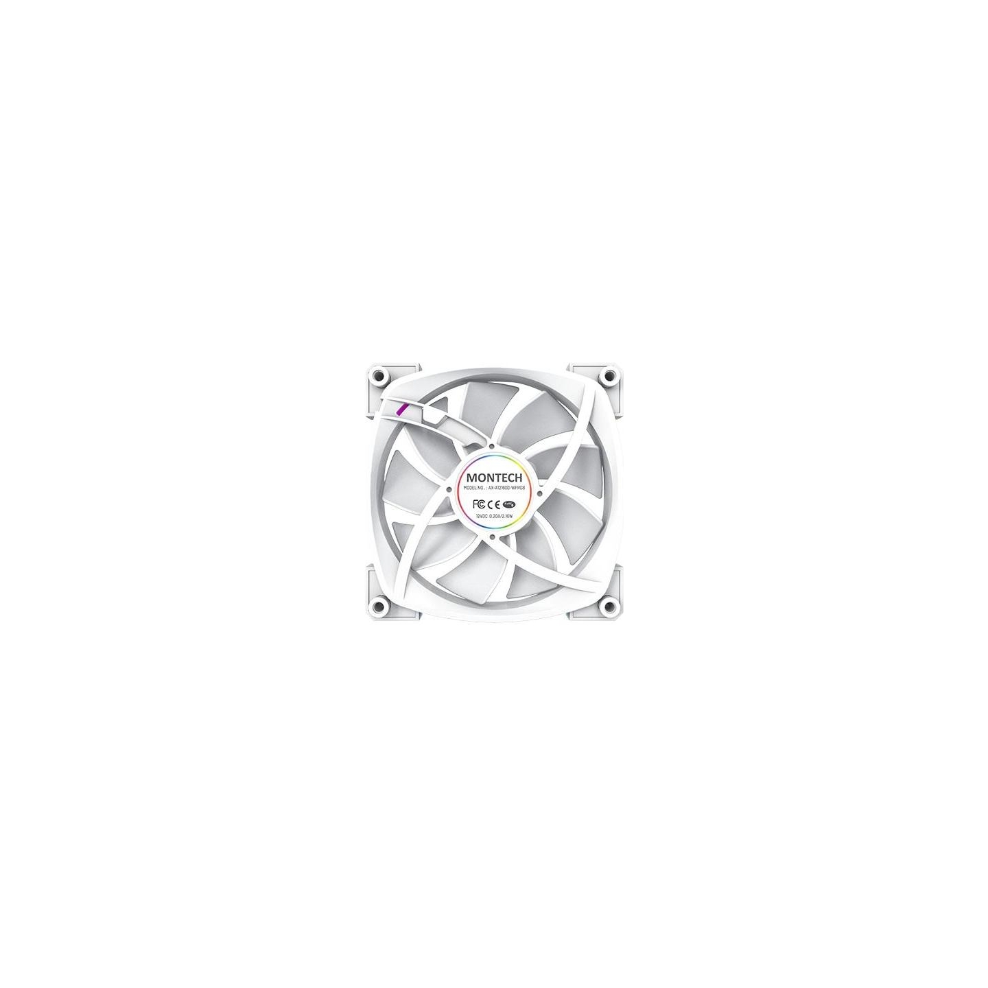 Montech CASE FAN 120MM/AX120 PWM WHITE MONTECH