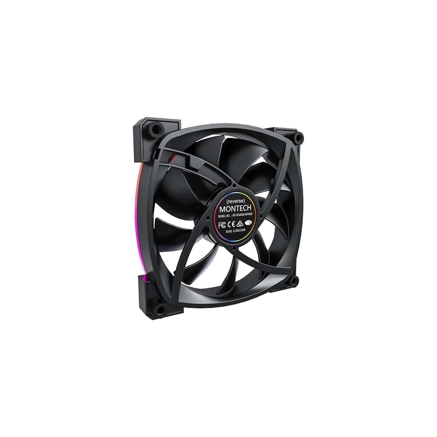 Montech CASE FAN 140MM/RX140 PWM BLACK MONTECH