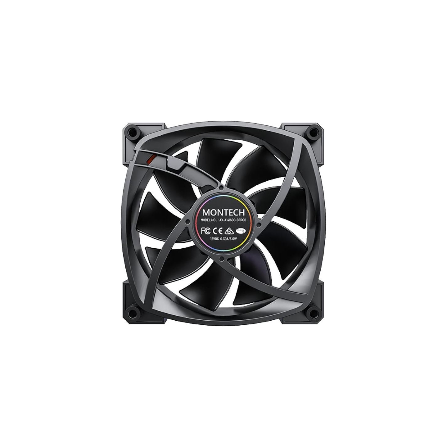 Montech CASE FAN 140MM/RX140 PWM BLACK MONTECH