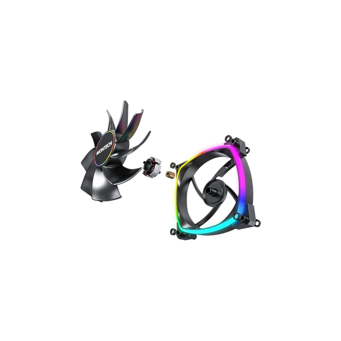 Montech CASE FAN 140MM/RX140 PWM BLACK MONTECH
