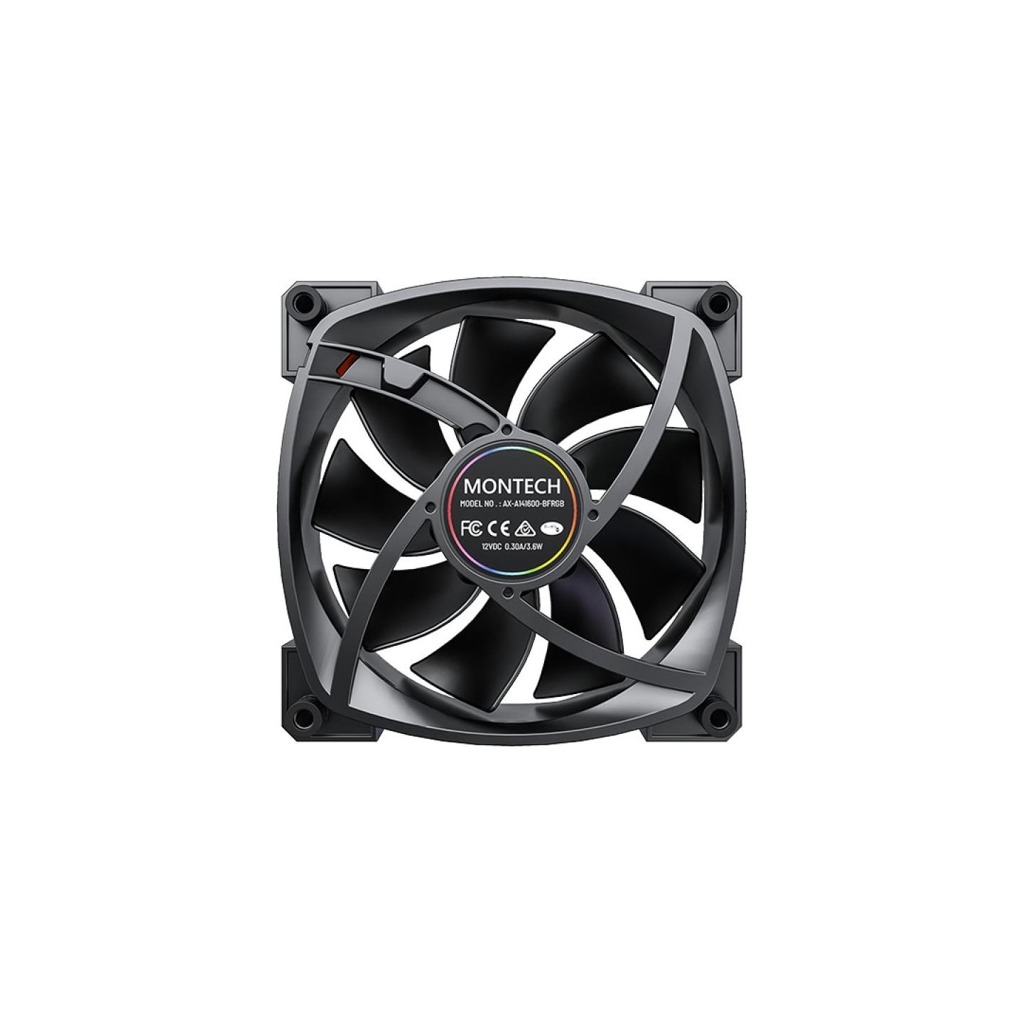 Montech CASE FAN 140MM/AX140 PWM BLACK MONTECH
