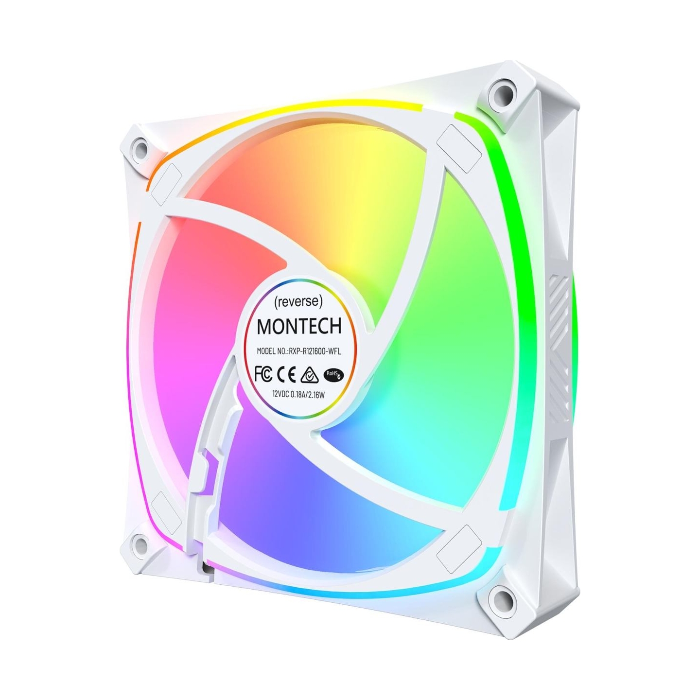 Montech CASE FAN 120MM/RX120 PRO WHITE MONTECH