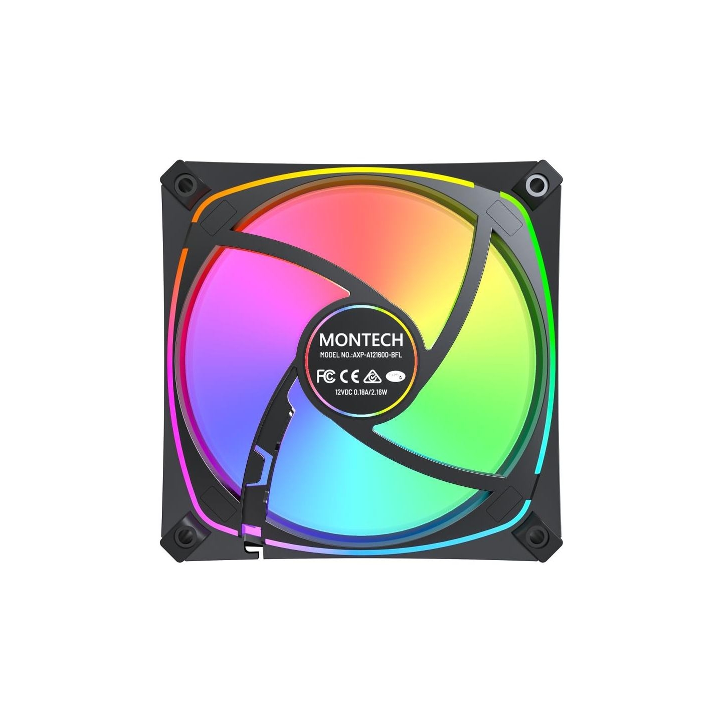 Montech CASE FAN 120MM/AX120 PRO BLACK MONTECH