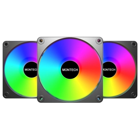 Montech CASE FAN 120MM GF120 V2/ARGB PWM 3I1(B) MONTECH