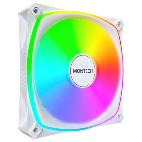 Montech CASE FAN 120MM/AX120 PRO WHITE 3 IN 1 MONTECH