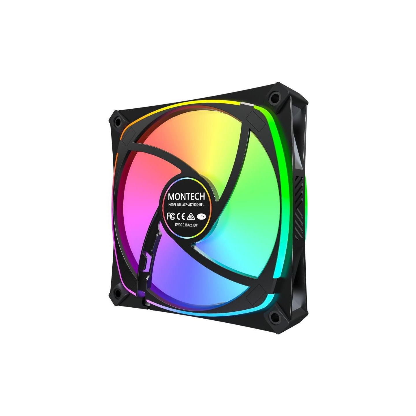 Montech CASE FAN 120MM/AX120 PRO BLACK 3 IN 1 MONTECH