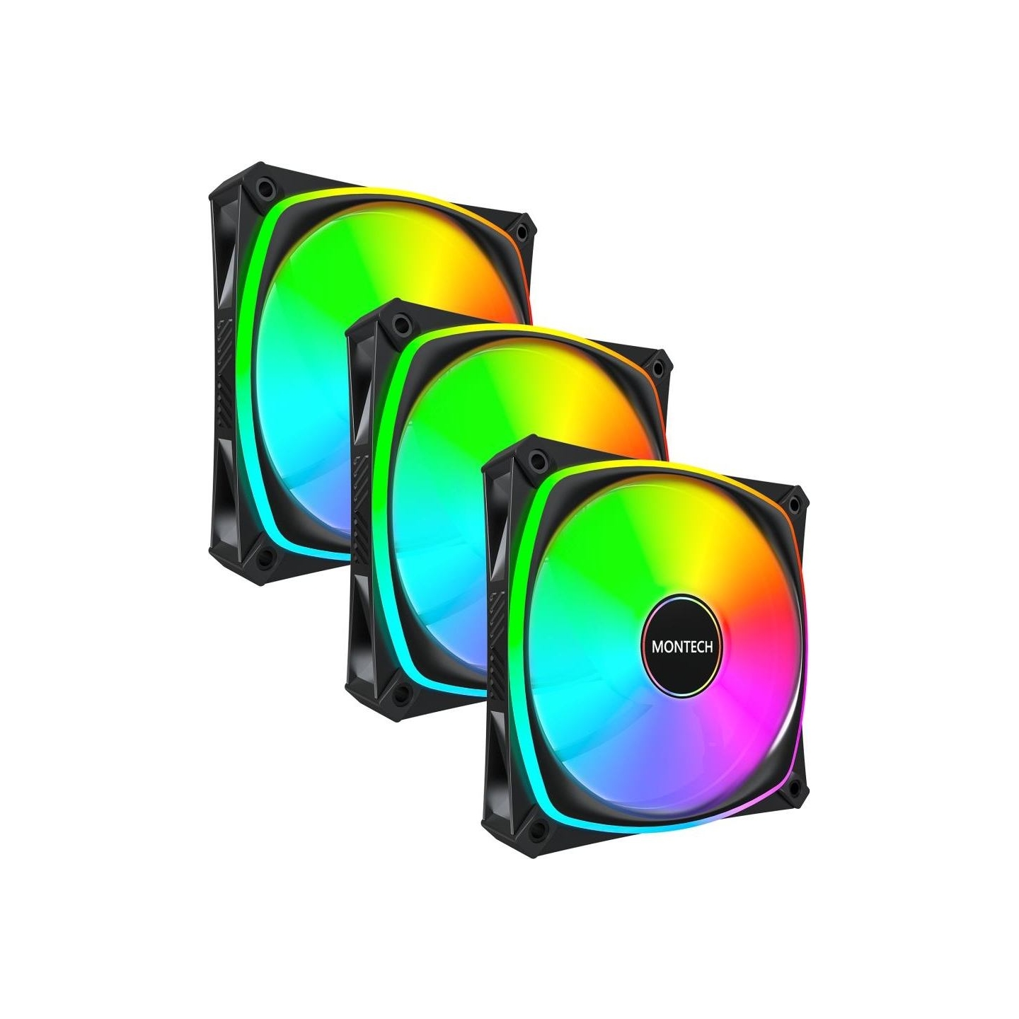 Montech CASE FAN 120MM/AX120 PRO BLACK 3 IN 1 MONTECH