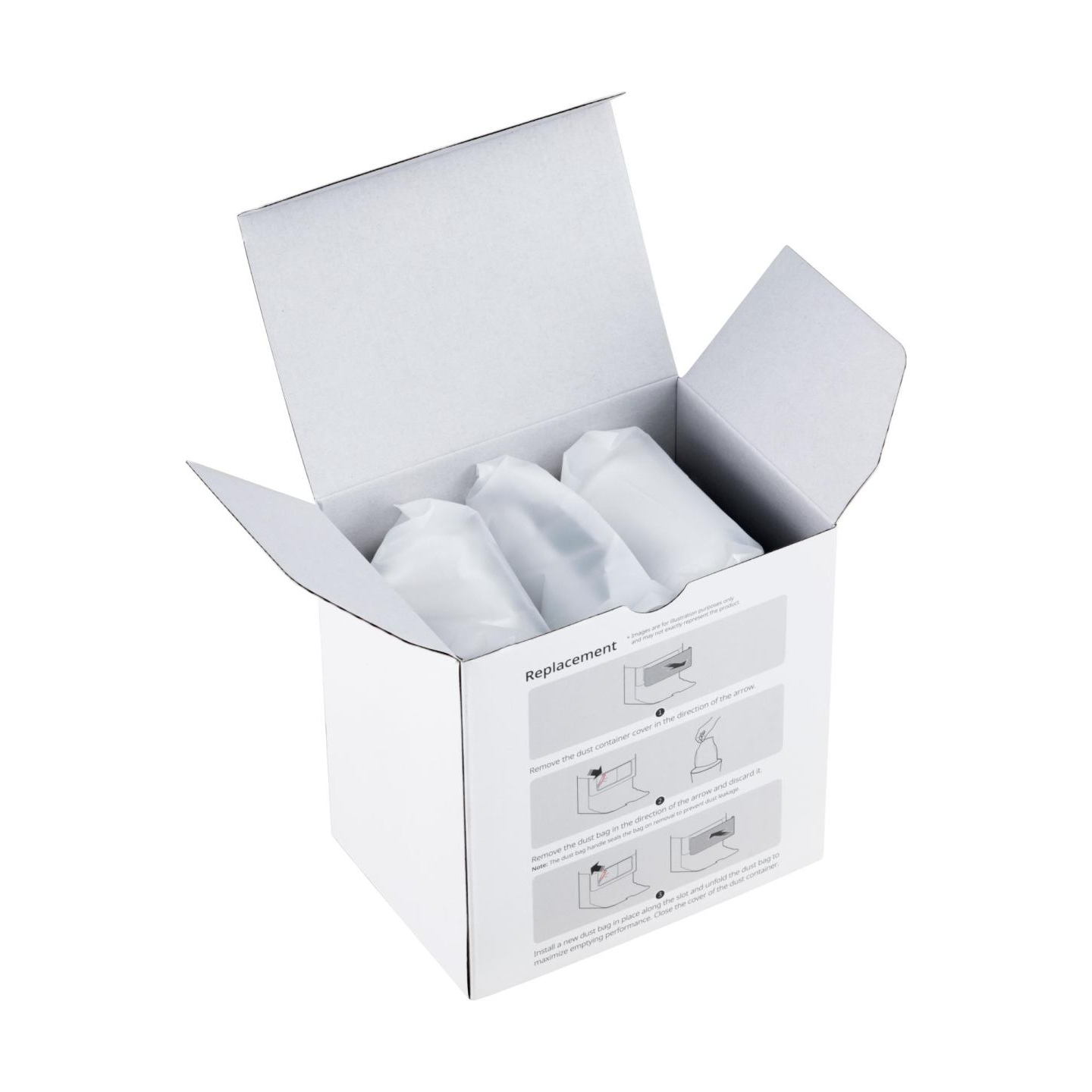 Roborock Vacuum Cleaner Accessory|ROBOROCK|Disposable Dust Bag 3pcs|White|For Qrevo/Qrevo MaxV/S8 MaxV Ultra/S8 Max Ultra/Qrevo 