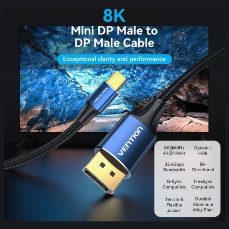 Vention CABLE MINI DP TO DP 2M/BLUE HCFLH VENTION