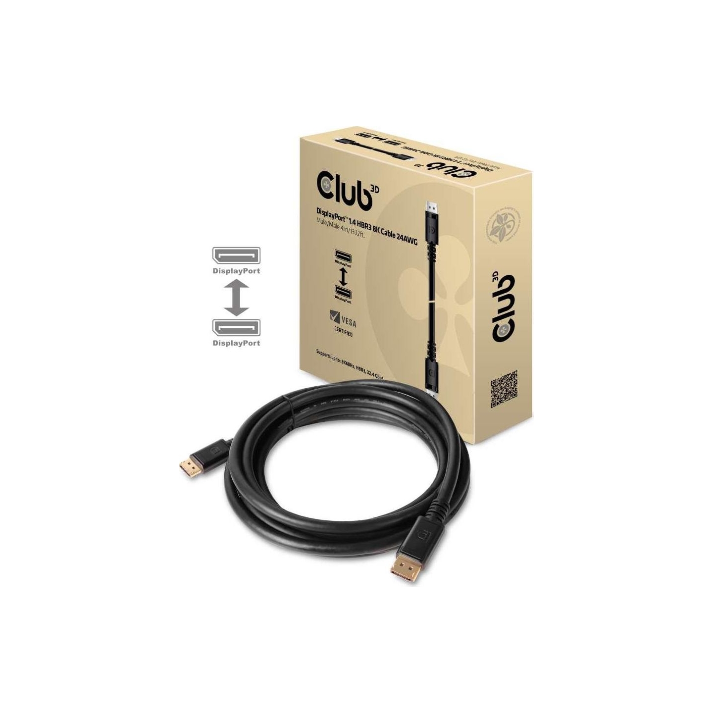 Club3D CABLE DP 4M/M/M CAC-1069B CLUB3D