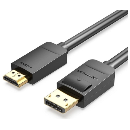 Vention CABLE DP TO HDMI 2M/BLACK HADBH VENTION
