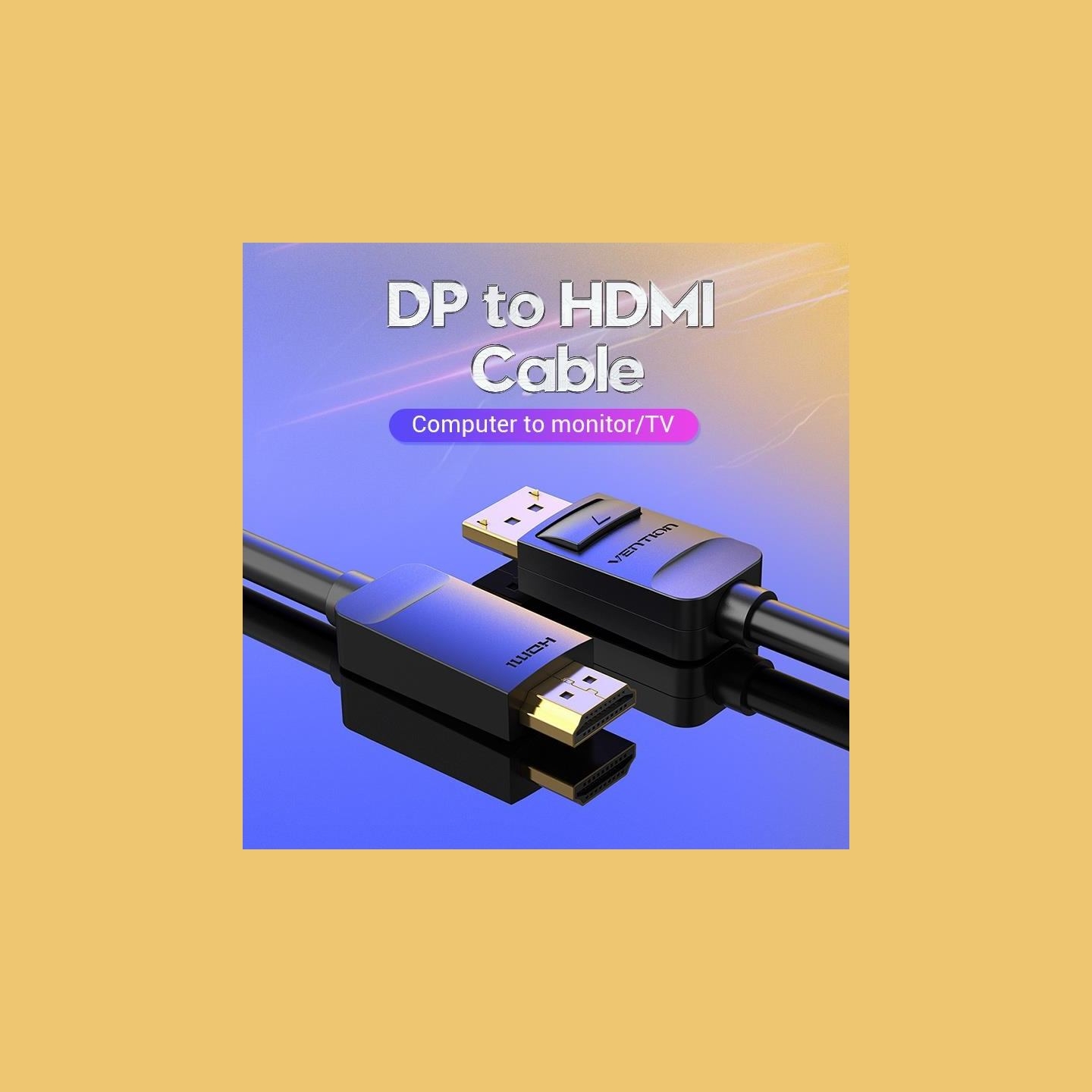 Vention CABLE DP TO HDMI 1.5M/HADBG VENTION