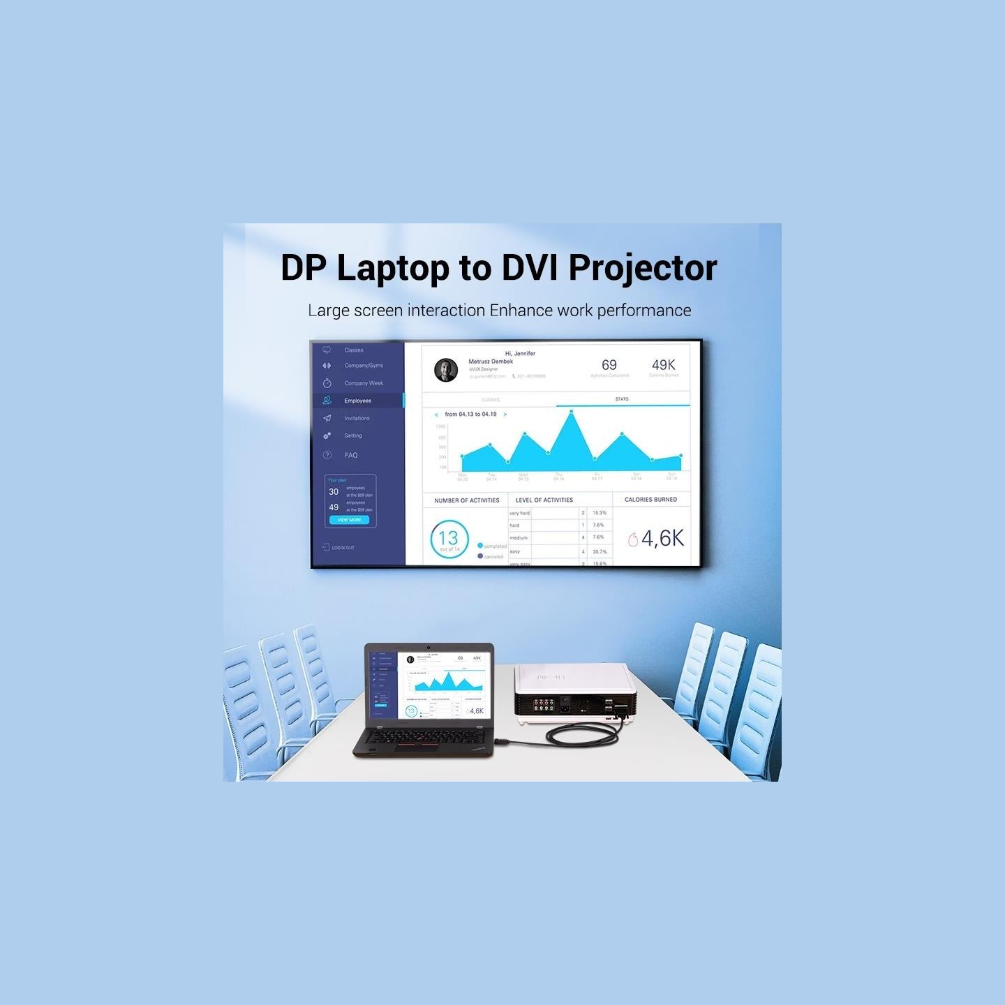 Vention CABLE DP TO DVI 2M/HAFBH VENTION