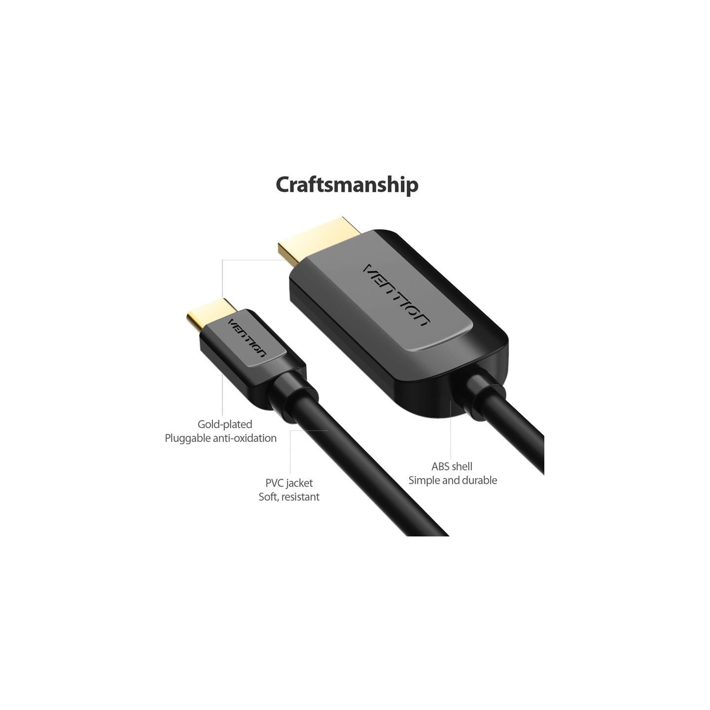 Vention CABLE HDMI TO USB-C 1.5M/CGUBG VENTION