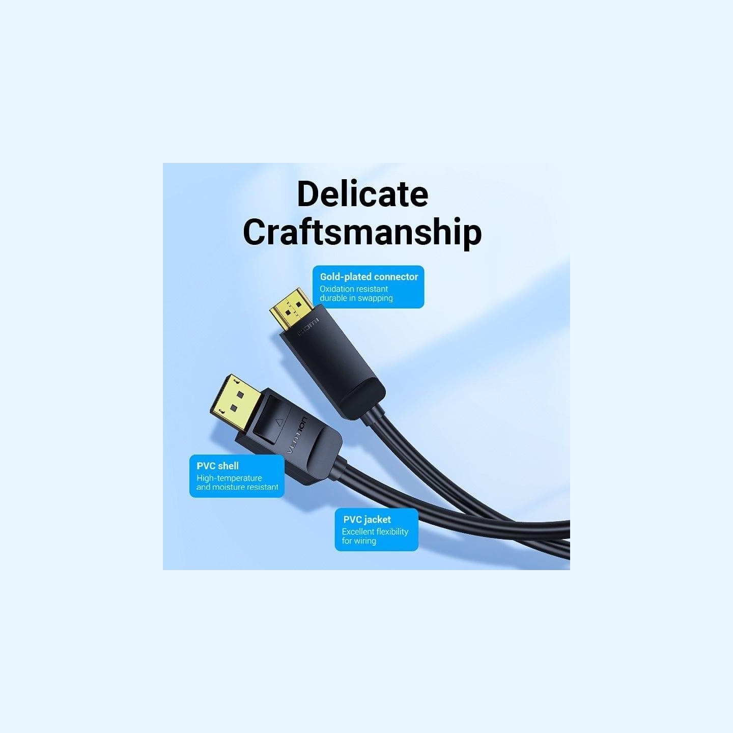 Vention CABLE DP TO HDMI 2M/HAGBH VENTION