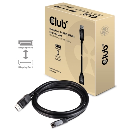 Club3D CABLE DP TO DP 2M/M/F CAC-1022 CLUB3D