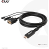 Club3D CABLE HDMI TO VGA 2M/M/M CAC-1712 CLUB3D