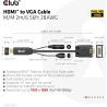 Club3D CABLE HDMI TO VGA 2M/M/M CAC-1712 CLUB3D