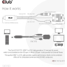 Club3D CABLE HDMI TO VGA 2M/M/M CAC-1712 CLUB3D
