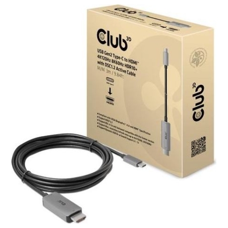 Club3D CABLE USB-C TO HDMI 3M/M/M CAC-1587 CLUB3D