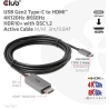 Club3D CABLE USB-C TO HDMI 3M/M/M CAC-1587 CLUB3D