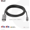 Club3D CABLE USB-C TO HDMI 3M/M/M CAC-1587 CLUB3D